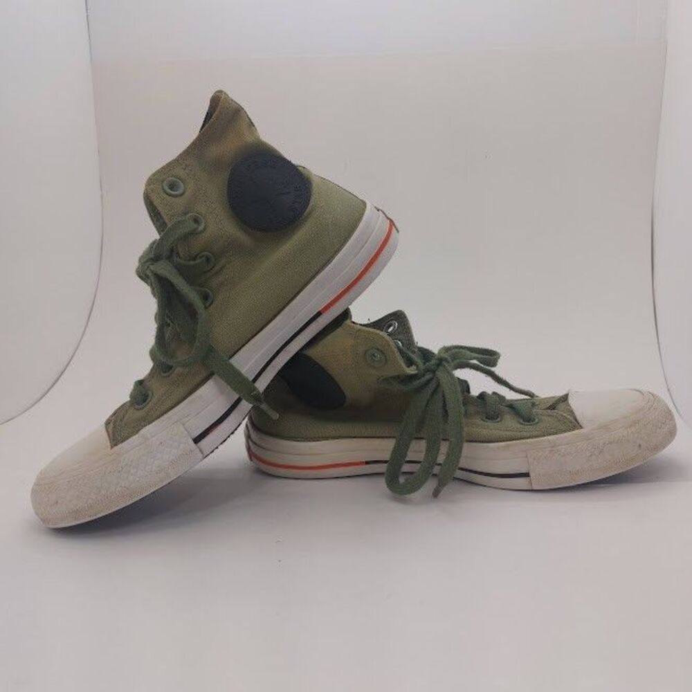 Converse All Star Chuck Taylor High Top Unisex Sneakers Olive Green M 5 W 7